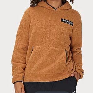 Crown Brown Tan Oversized Long Sleeve Hoodie